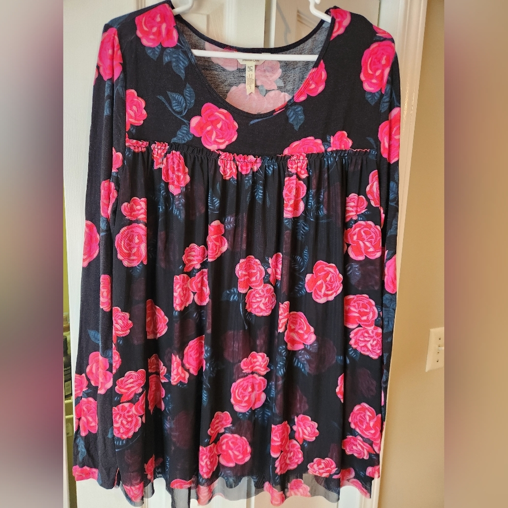 Matilda Jane Women's Choose Your Own Path Winter Blooms Top